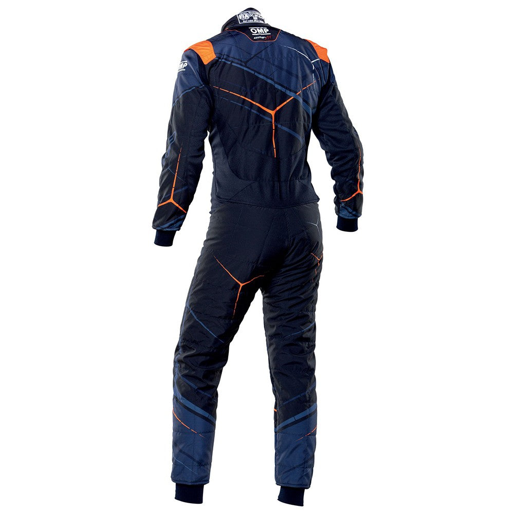 OMP TRAJE DE CARRERAS ONE ART FIA 8856-2018 AZUL MARINO / NARANJA FLUO TALLA 48 - OMP original APEXCORSE imagen 2