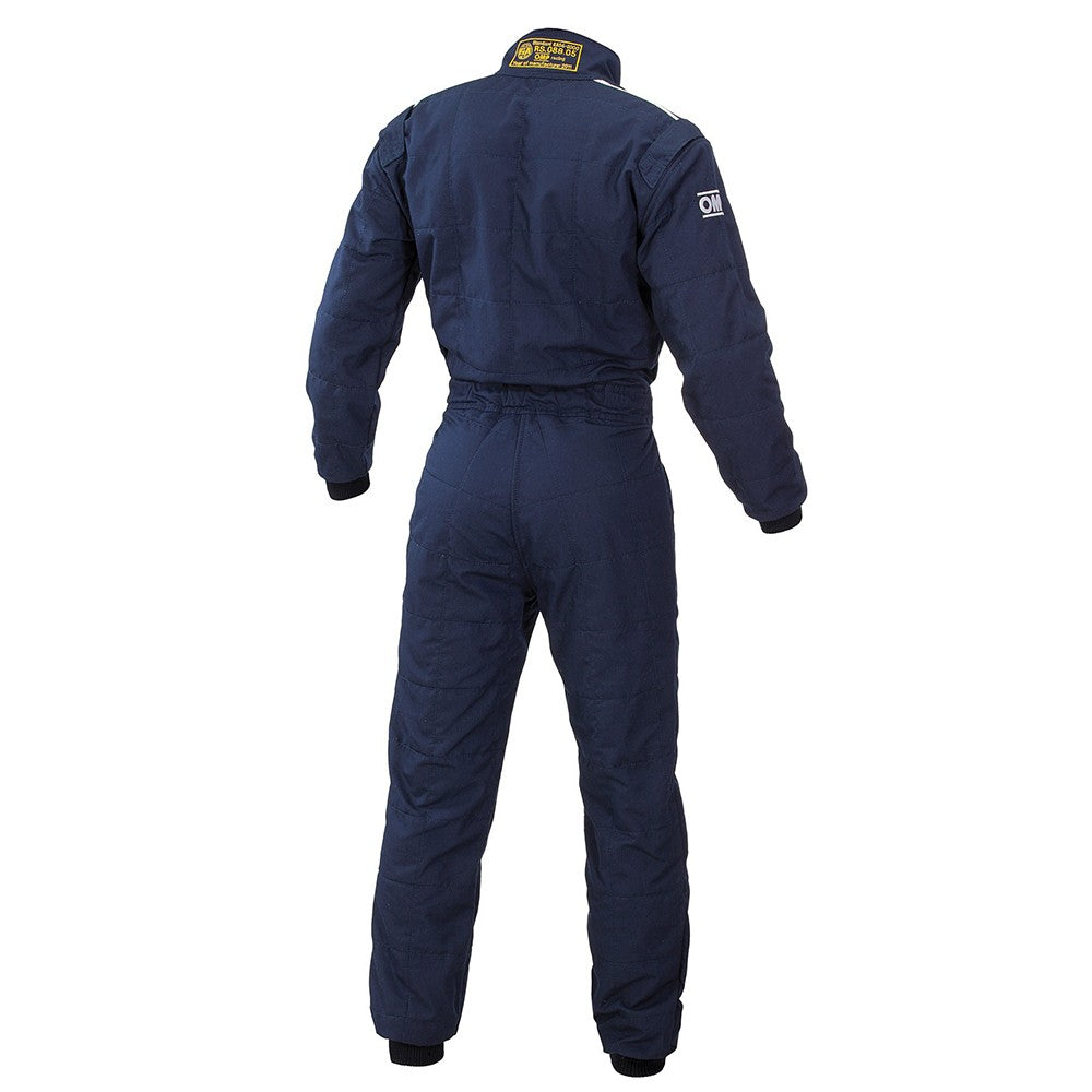 OMP TRAJE CLASICO DE CARRERAS my2021 AZUL MARINO TALLA 60 FIA 8856-2018 - OMP original APEXCORSE imagen 1