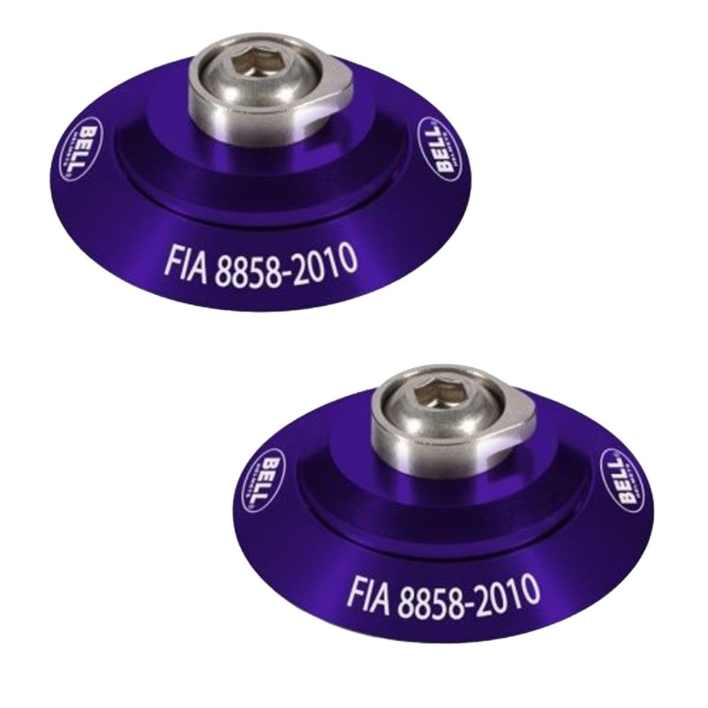 Sparco Set De Clips Hans Púrpura Fia8858-2010 - Casco Bell - Sparco original | APEXCORSE