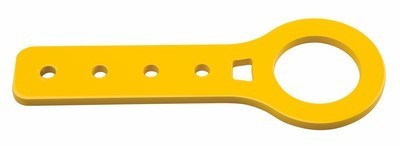 OMP ALUMINIO GANCHO DE REMOLQUE THICKNESS: 6 mm - OMP original APEXCORSE imagen 1