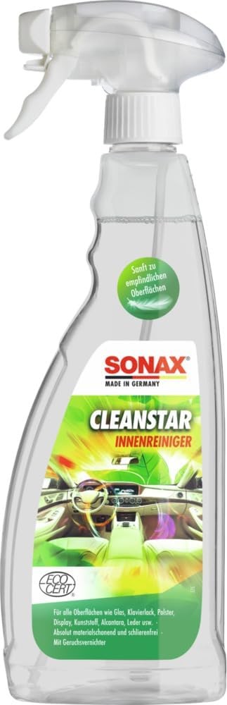 SONAX CLEANSTAR LIMPIADOR DE INTERIORES - SPRAY 750ML - Imagen 3 SONAX APEXCORSE