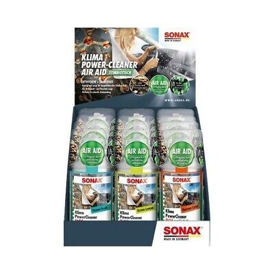 SONAX LIMPIADOR DEL AIRE ACONDICIONADO AIRAID SIMBIÓTICO EXPOSITOR MOSTRADOR MIXTO - SONAX original APEXCORSE