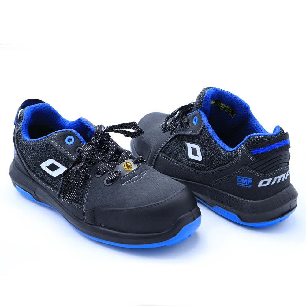 OMP MECCANICA ZAPATILLAS TRABAJO SEGURIDAD S1P SRC ESD PRO SPORT TALLA 38 GRIS AZUL - OMP original APEXCORSE imagen 1