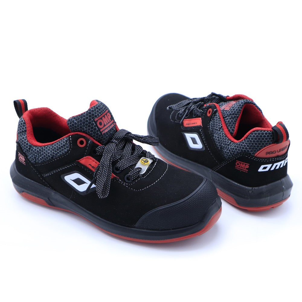 OMP MECCANICA ZAPATILLAS TRABAJO SEGURIDAD S3 SRC ESD PRO URBAN TALLA 37 NEGRO ROJO - OMP original APEXCORSE imagen 1