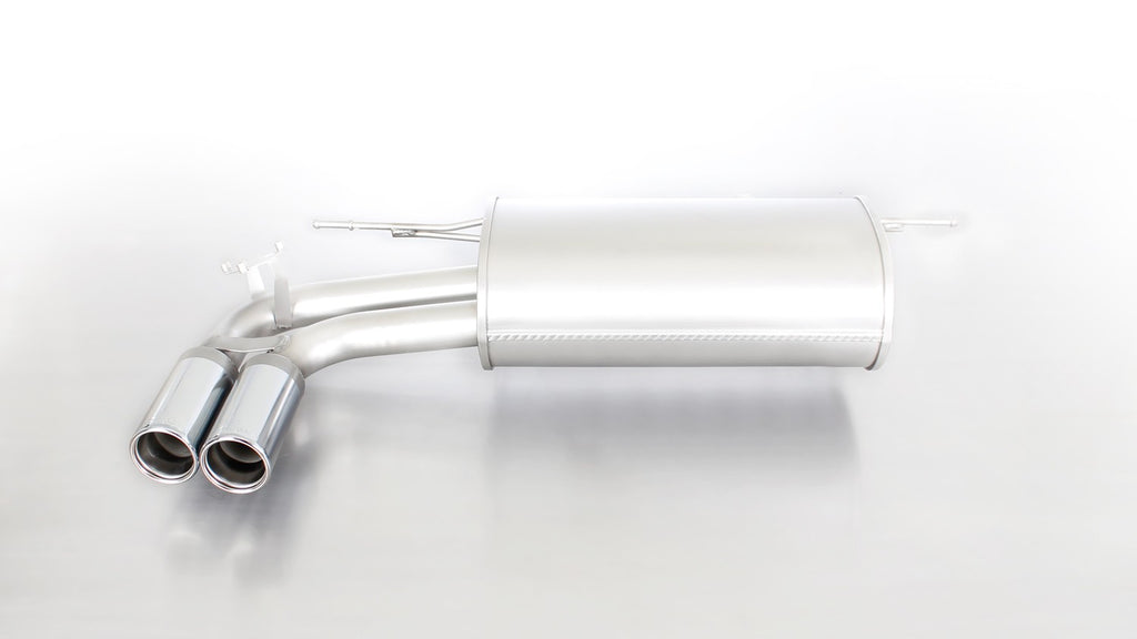 Escape Trasero REMUS Con 2 Colas De 76Mm Cromo - REMUS original | APEXCORSE