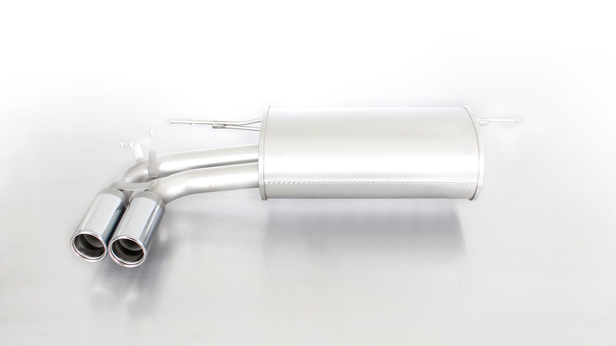 Escape Trasero REMUS Con 2 Colas De 76Mm Cromo - REMUS original | APEXCORSE