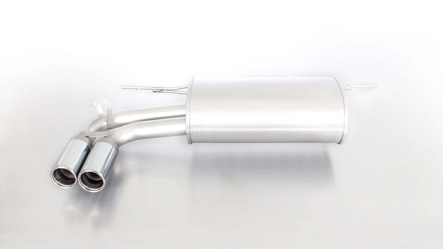 Escape Trasero REMUS Con 2 Colas De 76Mm Cromo - REMUS original | APEXCORSE