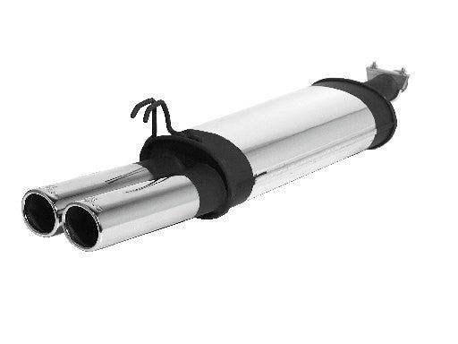Escape Trasero REMUS Con 2 Colas De 82X76Mm Cromo - REMUS original | APEXCORSE