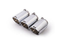 Set De 3 Colas REMUS De 102Mm Angulado Cromo - REMUS original | APEXCORSE