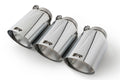 Set De 3 Colas REMUS De 102Mm Corte Recto Y Angulado Cromo - REMUS original | APEXCORSE