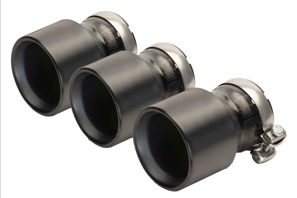 Set De 3 Colas REMUS Titanio Negro 100Mm - REMUS original | APEXCORSE