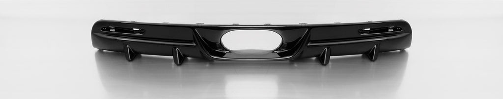 Difusor Trasero Fabricado En Abs Negro Mate - REMUS original | APEXCORSE