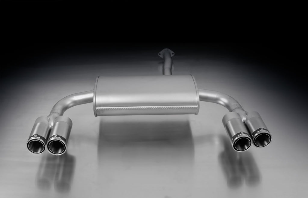 Escape Trasero REMUS 4 Colas De 84Mm Con Inserto De Carbono - REMUS original | APEXCORSE