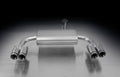 Escape Trasero REMUS 4 Colas De 84Mm Con Inserto De Carbono - REMUS original | APEXCORSE