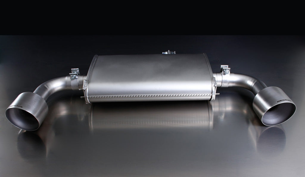 Escape Trasero REMUS Duplex 2 Colas De 127Mm Pulida - REMUS original | APEXCORSE