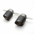 Set De 2 Colas REMUS 102Mm Anguladas Y Ladeadas En Carbono Para Paragolpes Original - REMUS original | APEXCORSE