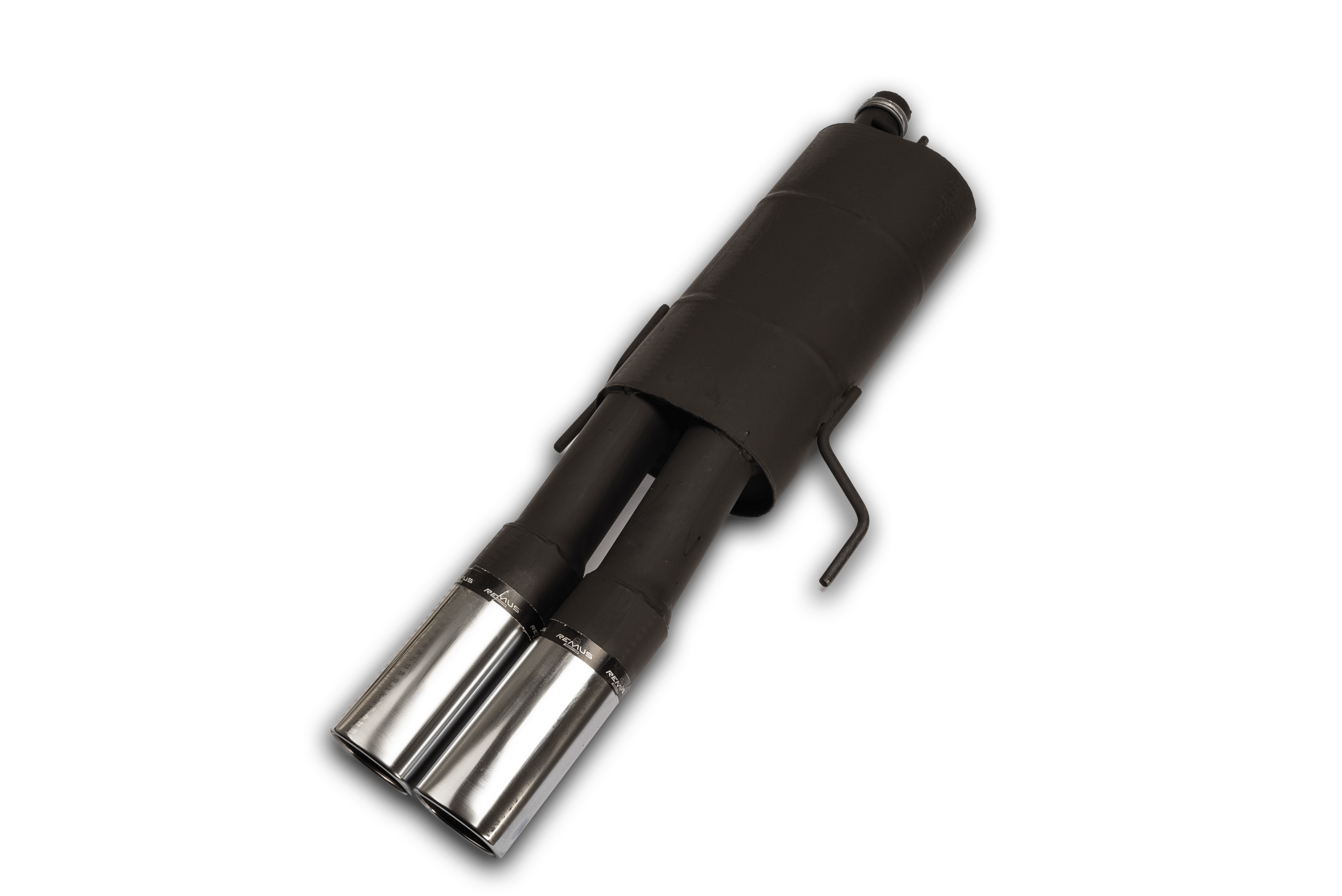 Escape Trasero REMUS Con 2 Colas De 92X78Mm Cromo - REMUS original | APEXCORSE