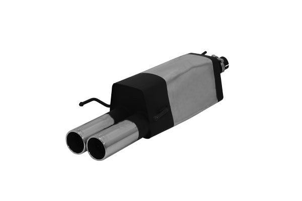 Escape Trasero REMUS Con 2 Colas De 90Mm Cromo - REMUS original | APEXCORSE