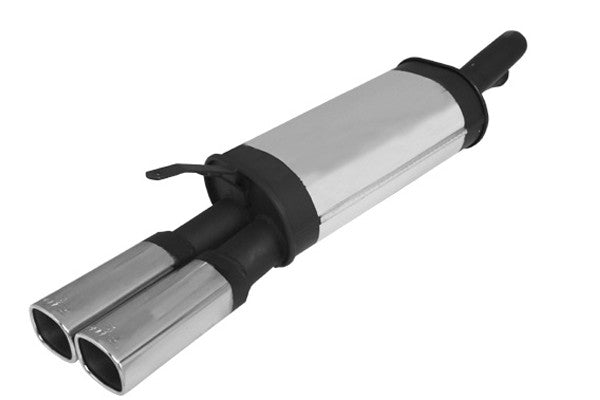 Escape Trasero REMUS Con 2 Colas De 92X78Mm Cromo - REMUS original | APEXCORSE
