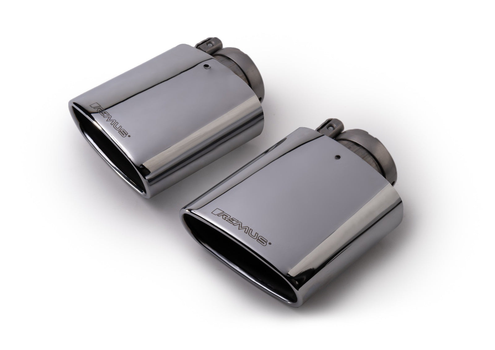 Set De 2 Colas REMUS Ovalada Y Angulada 142Mmx72Mm - REMUS original | APEXCORSE