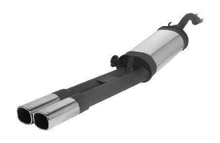 Escape Trasero REMUS Con 2 Colas De 92X78Mm Cromo - REMUS original | APEXCORSE