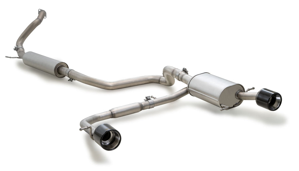 Escape Trasero REMUS Duplex Con 2 Colas 115Mm Negras - REMUS original | APEXCORSE