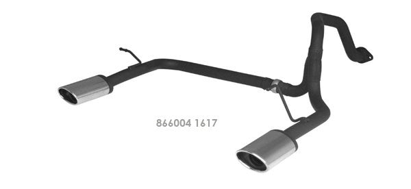 Escape Trasero REMUS Con 2 Colas 138X90Mm Cromo - REMUS original | APEXCORSE