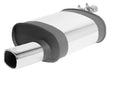 Escape Trasero REMUS Con 1 Cola De 92X78Mm Cromo - REMUS original | APEXCORSE