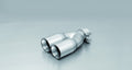 Colas De Escape REMUS 2X76Mm Cromo Corte Recto - REMUS original | APEXCORSE