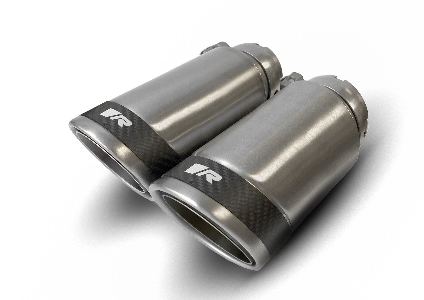 Set De 2 Colas REMUS De 84Mm Anguladas Insercion Carbono - REMUS original | APEXCORSE
