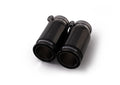 Set De 2 Colas REMUS De 84Mm Negras Insercion Carbono - REMUS original | APEXCORSE