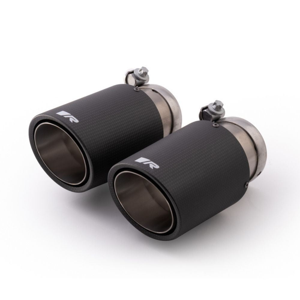 Set De 2 Colas REMUS De 84Mm Angulada Carbono - REMUS original | APEXCORSE