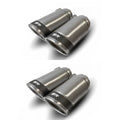 Set Tubos Escape I/D 4 Tubos Ø 84 Mm Carbon Race, Pulido, Con Conexión De Abrazadera Esférica Ajustable - REMUS original | APEXCORSE