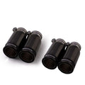 Set De 4 Colas REMUS De 84Mm Negras Insercion Carbono - REMUS original | APEXCORSE