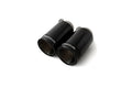 Set De 2 Colas REMUS De 98Mm Cromo Negro Con Insercion De Carbono - REMUS original | APEXCORSE