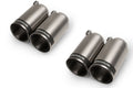 Set De 4 Colas REMUS De 98Mm Cromo Con Insercion De Carbono - REMUS original | APEXCORSE