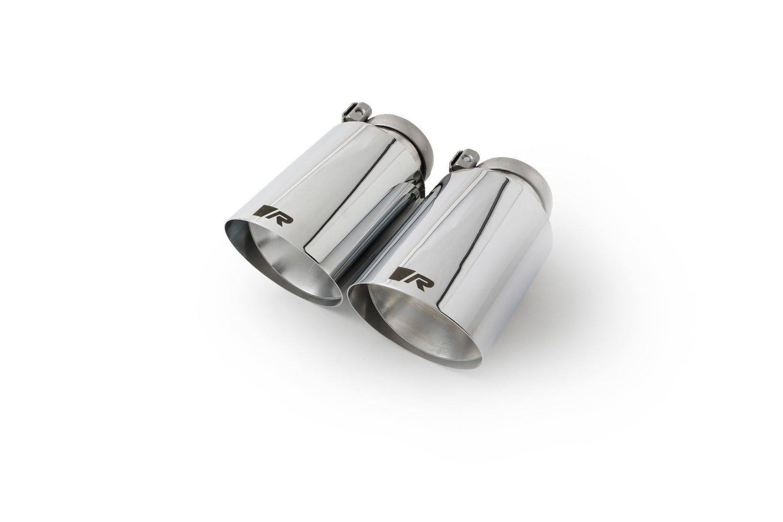 Set De 2 Colas REMUS De 102Mm Corte Recto Y Angulado Cromo - REMUS original | APEXCORSE