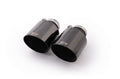 Set De 2 Colas REMUS De 102Mm Corte Recto Y Angulado Cromo Negro - REMUS original | APEXCORSE