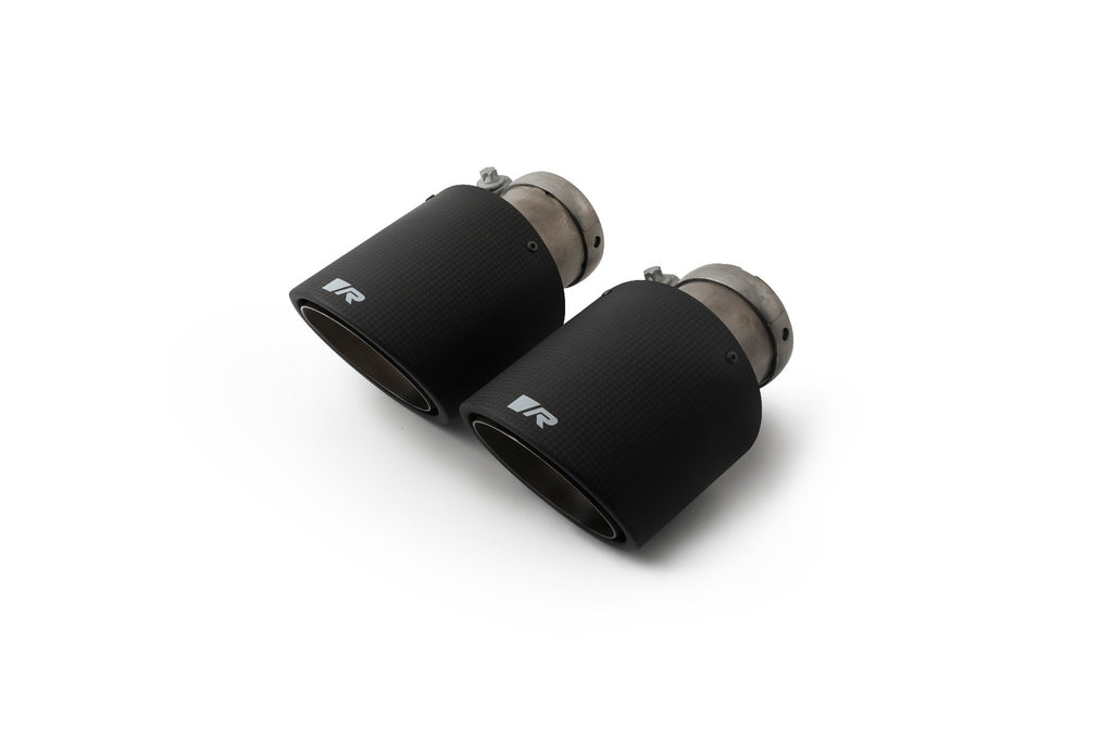 Set De 2 Colas REMUS De 102Mm Angulado Carbono - REMUS original | APEXCORSE