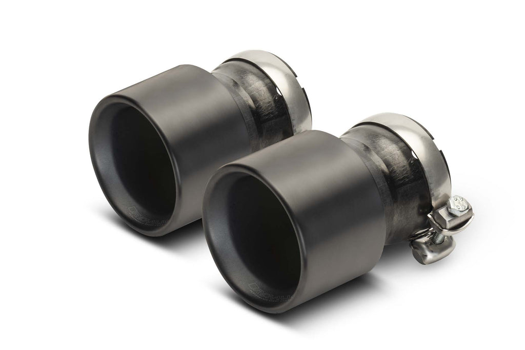Set De 2 Colas REMUS Titanio Negro 100Mm - REMUS original | APEXCORSE