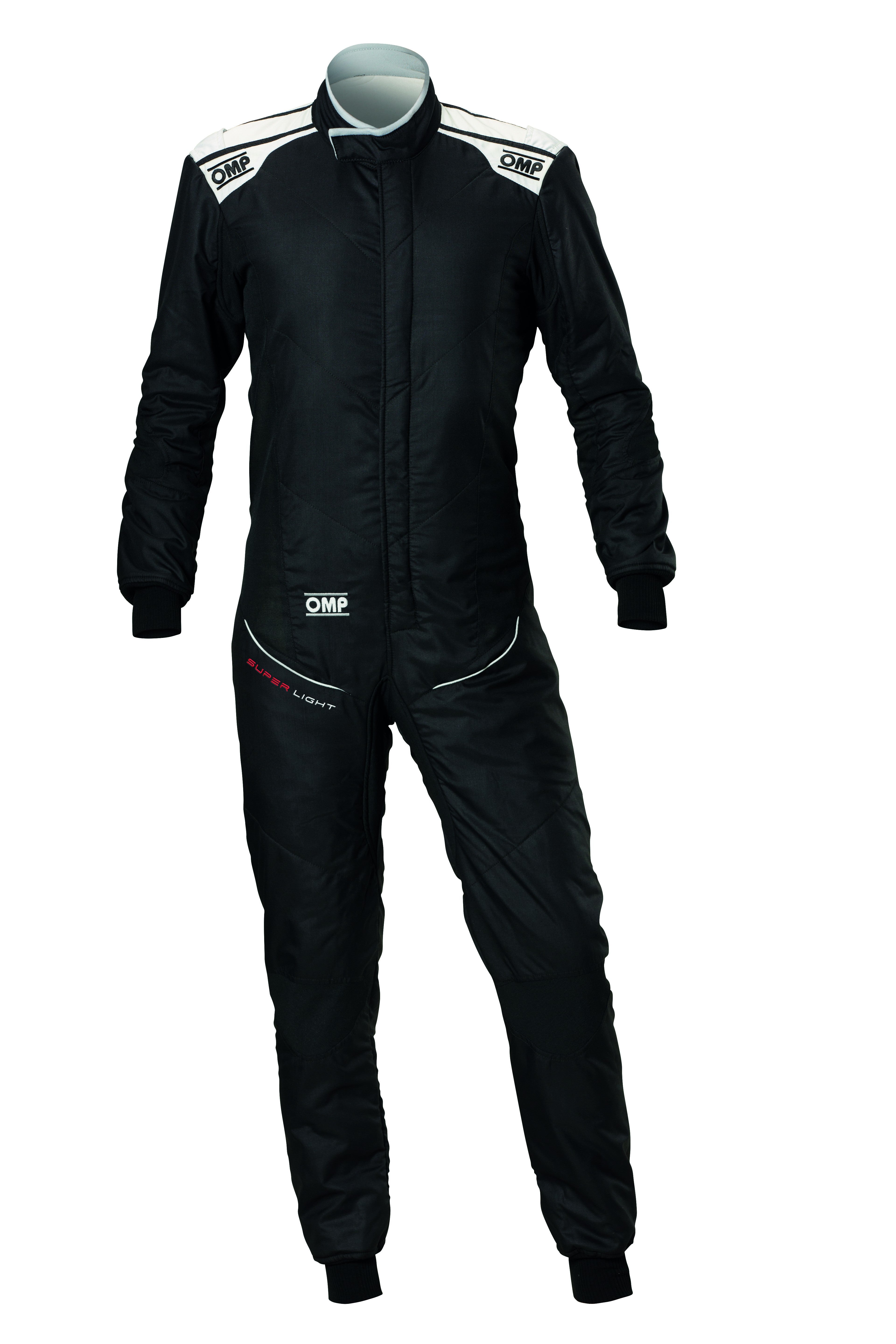 TRAJE DE CARRERAS OMP TECNICA SUPER LIGHT FIA 8856-2018 NEGRO / PLATA TALLA 50 - OMP original APEXCORSE imagen 1