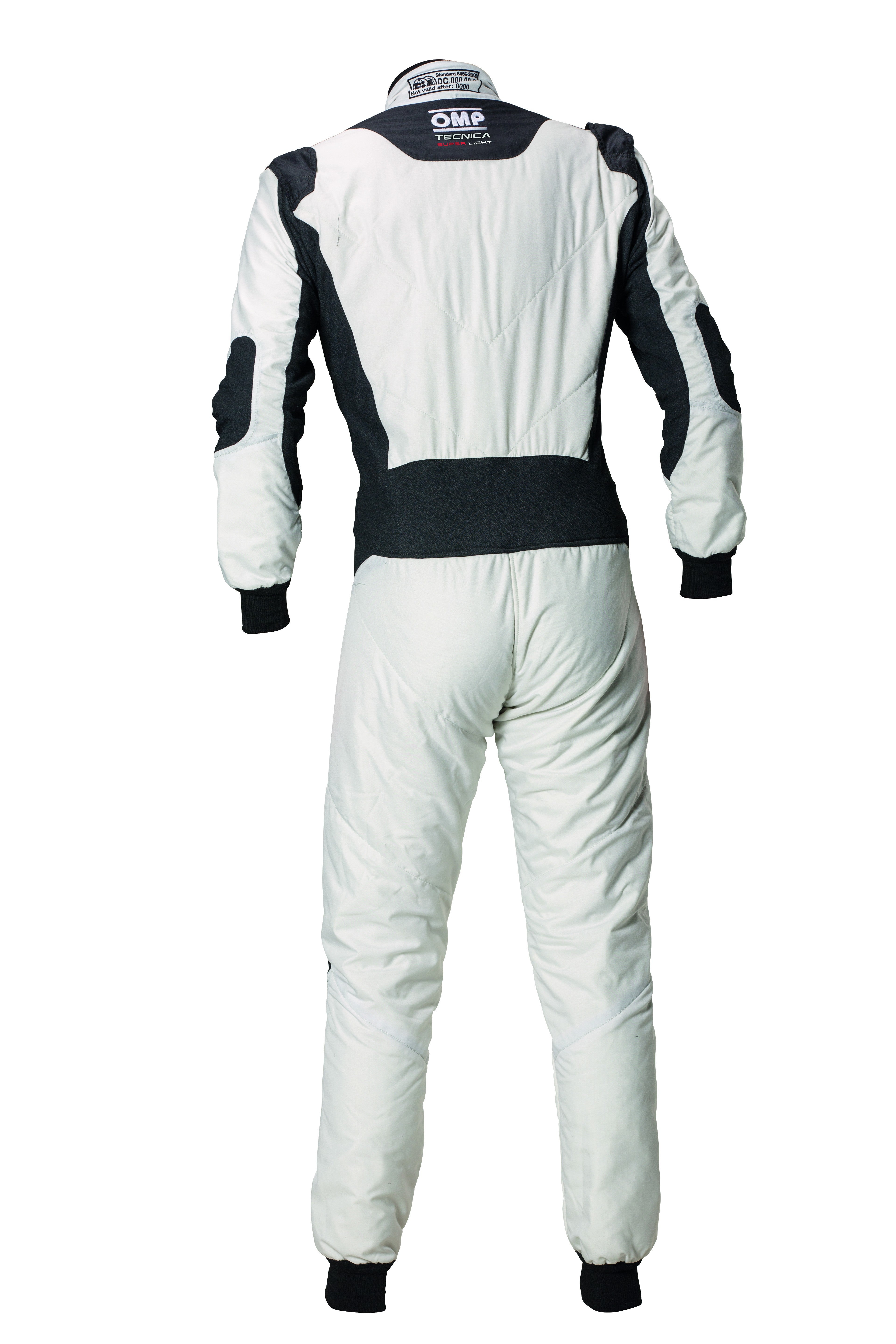TRAJE DE CARRERAS OMP TECNICA SUPER LIGHT FIA 8856-2018 BLANCO / ANTRACITA TALLA 56 - OMP original APEXCORSE imagen 2