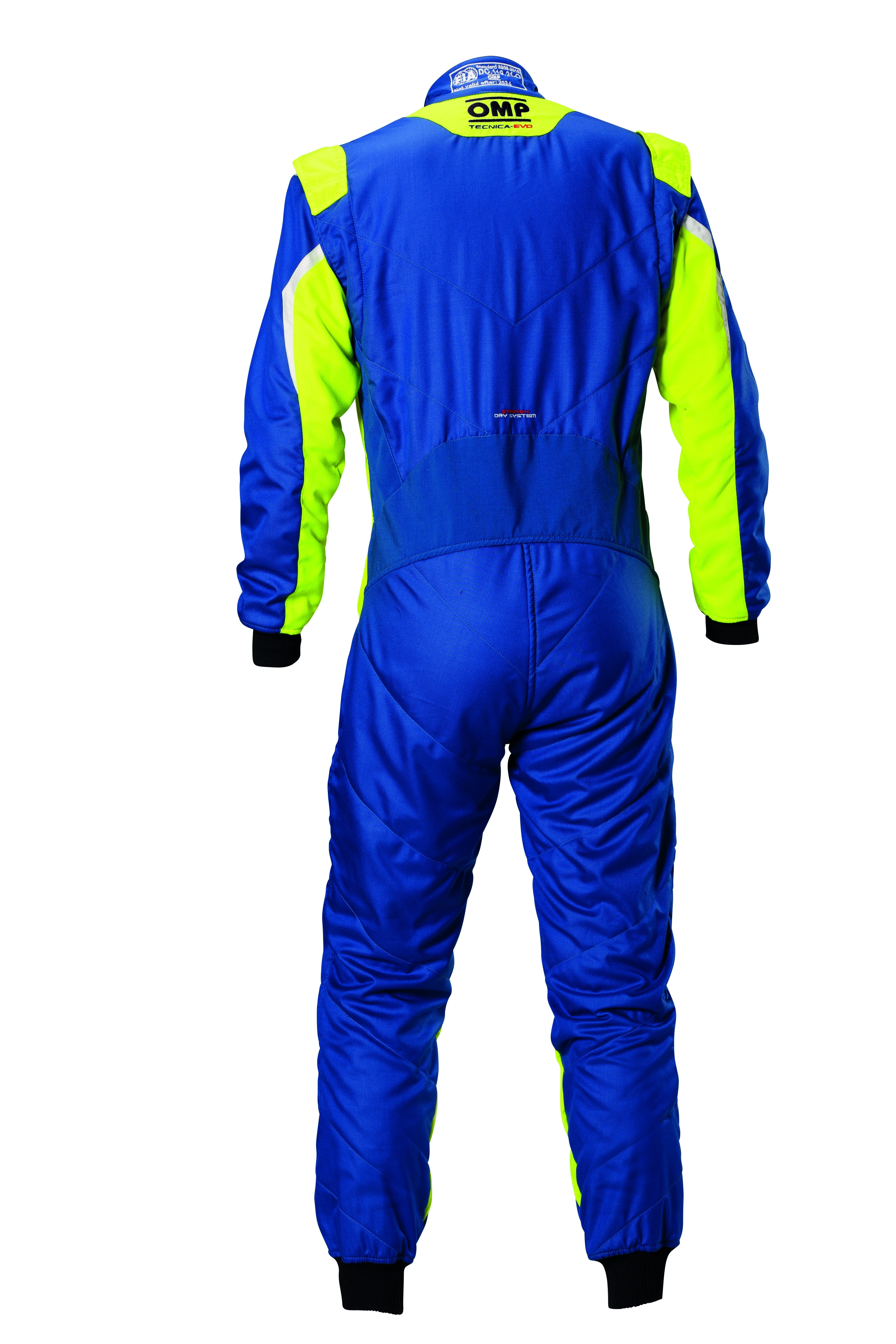 TRAJE DE CARRERAS OMP TECNICA EVO FIA 8856-2018 AZUL / AMARILLO TALLA 48 - OMP original APEXCORSE imagen 2