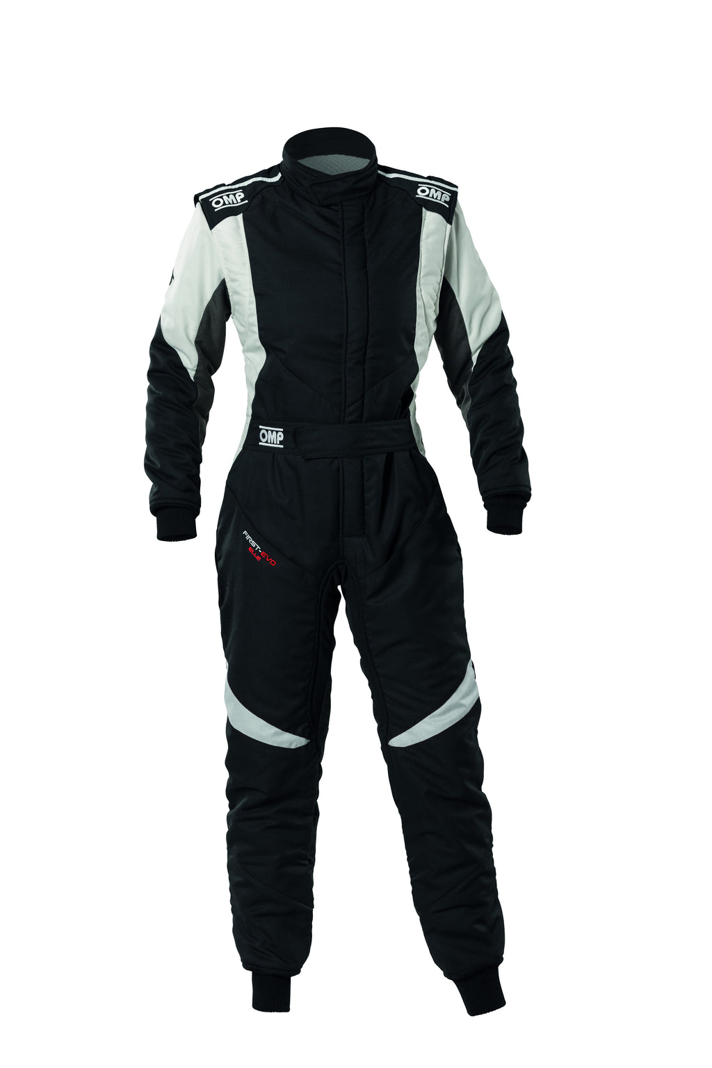 TRAJE DE CARRERAS OMP FIRST EVO ELLE MY2025 FIA 8856-2018 NEGRO / BLANCO TALLA 48 - OMP original APEXCORSE imagen 1