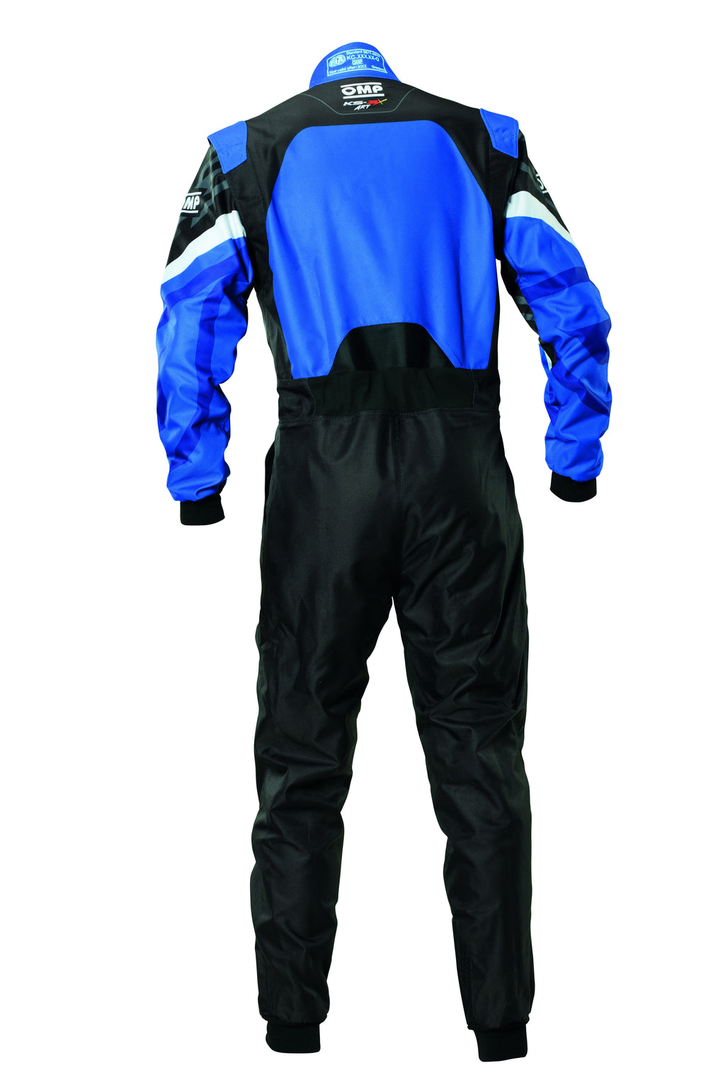 TRAJE DE CARRERAS KARTING OMP KS-3X ART FIA 8877-2022 (NIÑO) NEGRO / AZUL TALLA 140 - OMP original APEXCORSE imagen 2