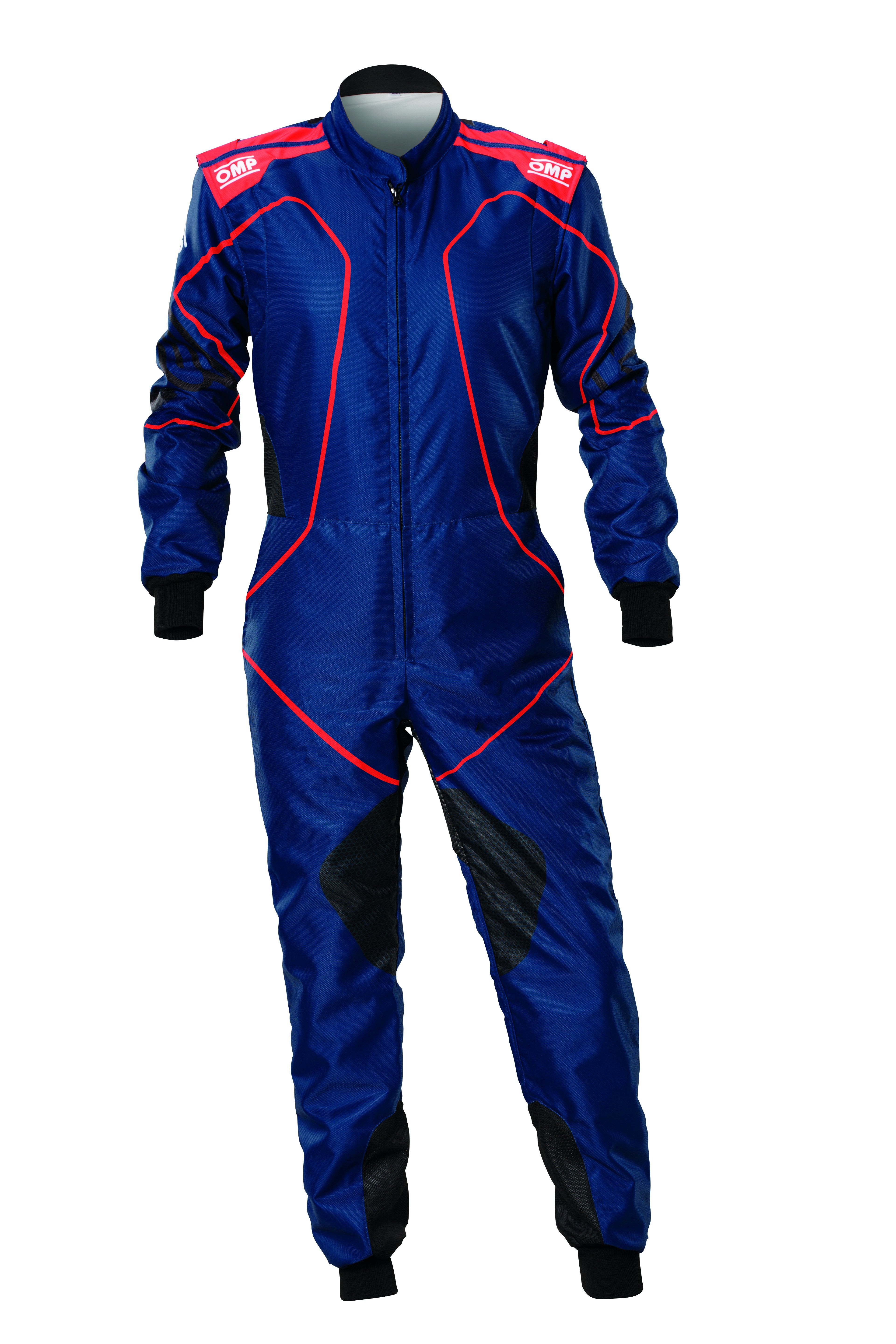 TRAJE DE CARRERAS KARTING OMP KS-3X ART STYLE 2 FIA 8877-2022 (ADULTO) AZUL / ROJO TALLA 52 - OMP original APEXCORSE imagen 1