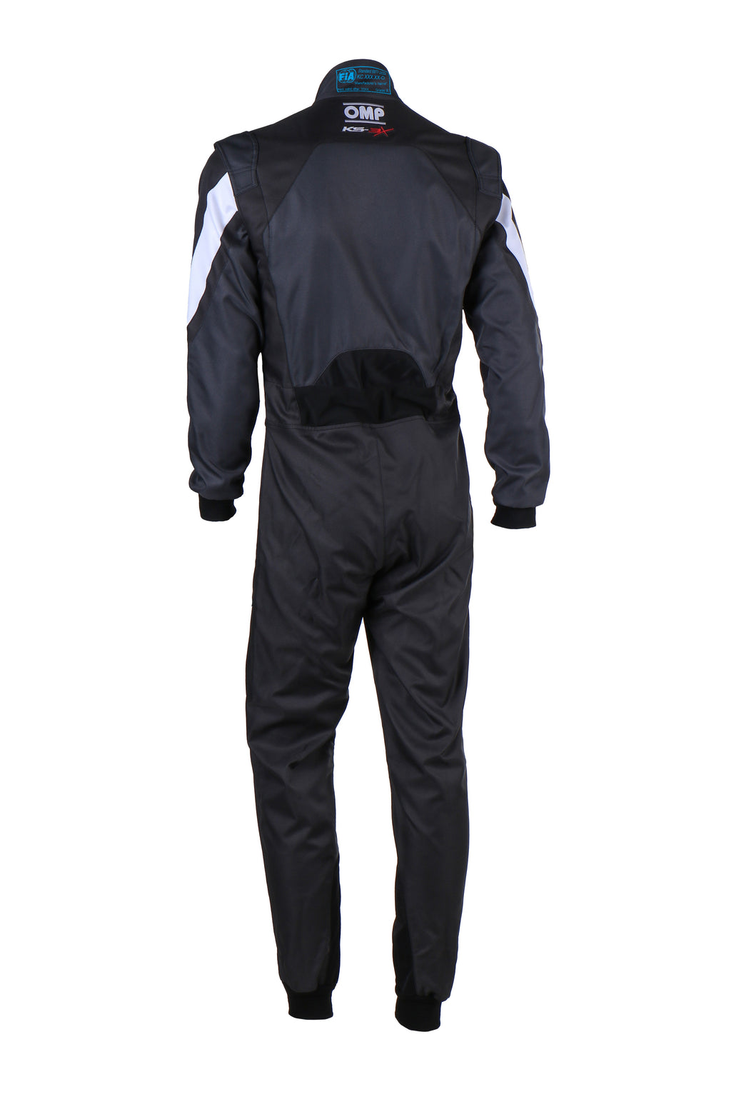 TRAJE DE CARRERAS KARTING OMP KS-3X FIA 8877-2022 (ADULTO) NEGRO / ANTRACITA TALLA 52 - OMP original APEXCORSE imagen 2