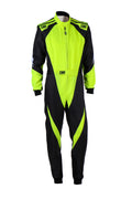 TRAJE DE CARRERAS KARTING OMP KS-3X FIA 8877-2022 (ADULTO) NEGRO / AMARILLO FLUOR TALLA 60 - OMP original APEXCORSE imagen 1