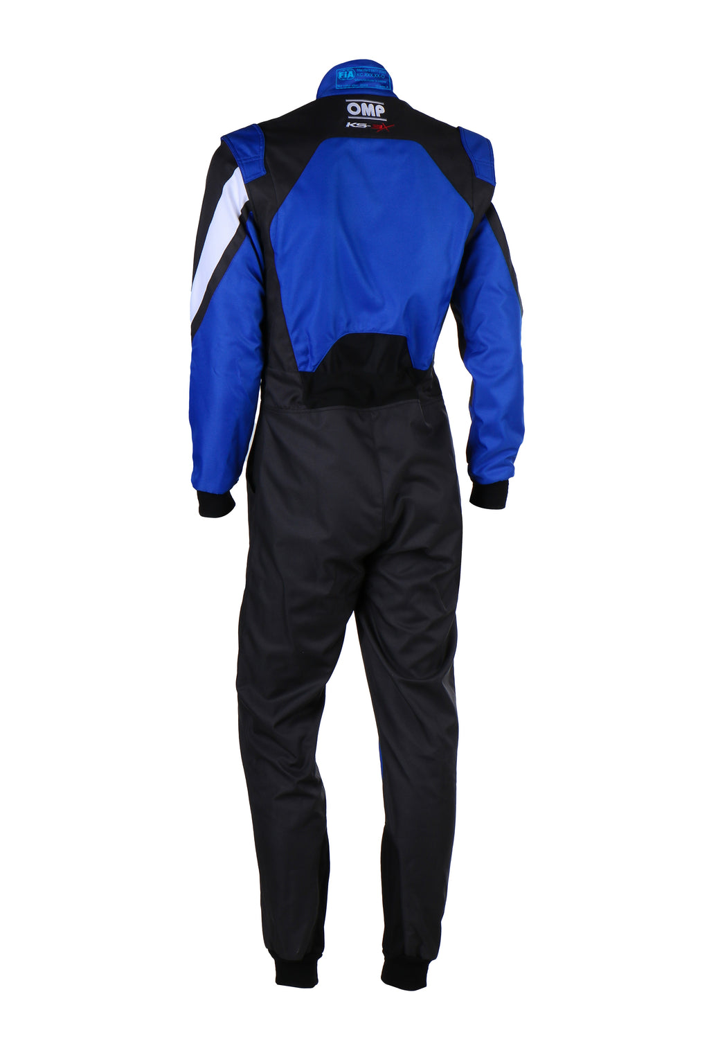 TRAJE DE CARRERAS KARTING OMP KS-3X FIA 8877-2022 (NIÑO) NEGRO / AZUL TALLA 130 - OMP original APEXCORSE imagen 2