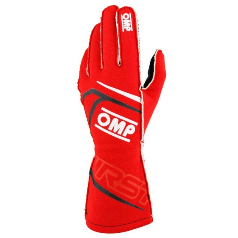 GUANTES OMP FIRST FIA 8856-2018 MY2025 ROJO TALLA M - OMP original APEXCORSE imagen 2